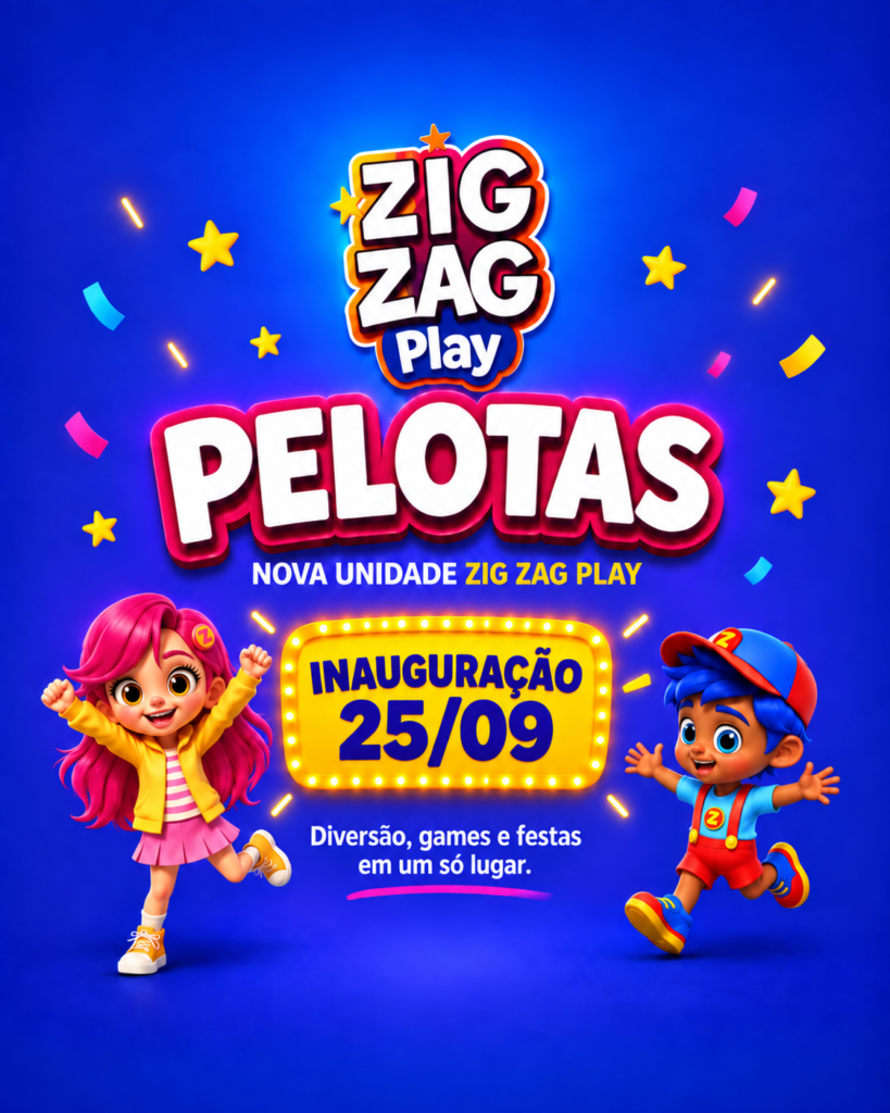 divulgar a inauguração da nova loja da zig zag em Pelotas-rs